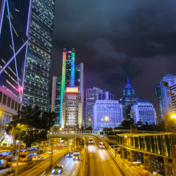 Hong Kong, Central by Night