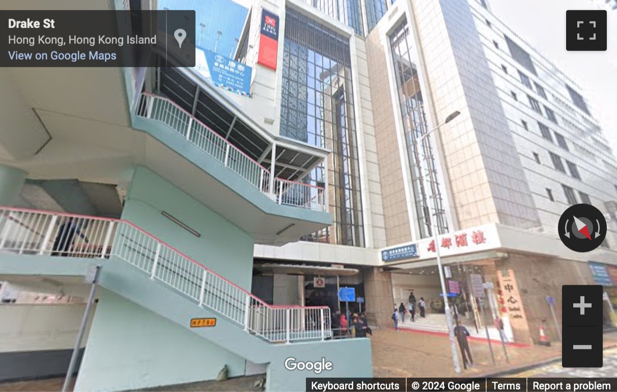 Street View image of United Centre, 95 Queensway, 5th Floor, Admiralty, Hong Kong