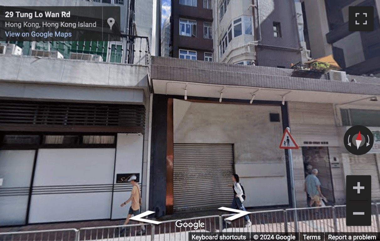 Street View image of The Garden Offices, 25 Tung Lo Wan Road, Ground Floor, 3rd Floor, Hong Kong
