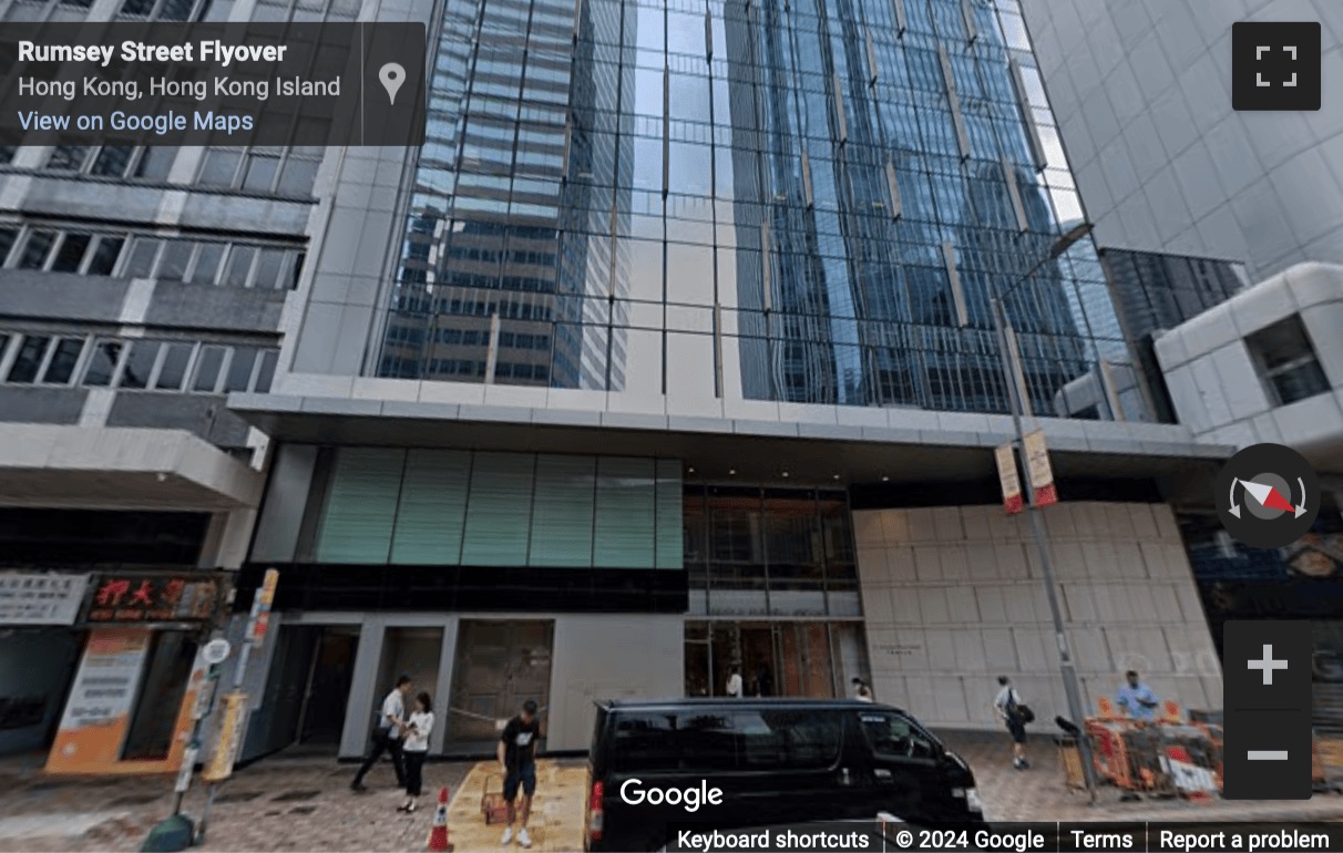 Street View image of Nexxus Building, 41 Connaught Road, Level 15 & 16, Central, Hong Kong