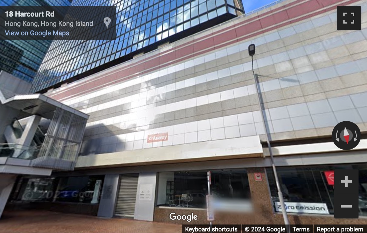Street View image of Admiralty Centre Tower 2, 18 Harcourt Road, Level 8 and 11, Hong Kong