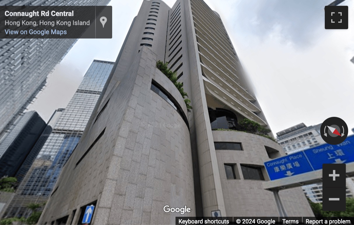 Street View image of The Hong Kong Club Building, 3A Chater Road, Level 15 and 16, Central