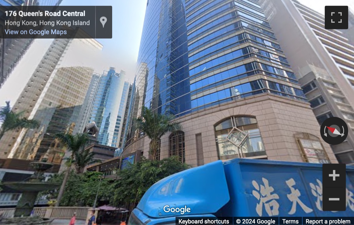 Street View image of Grand Millennium Plaza, 181 Queen’s Road Central, 7/F, Low Block, Hong Kong