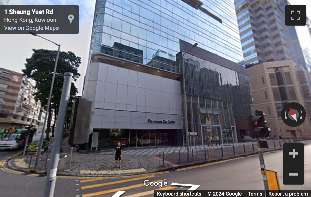 Street View image of YHC Tower, 1 Sheung Yuet Road, Unit D-F, 25F, Kowloon Bay, Hong Kong