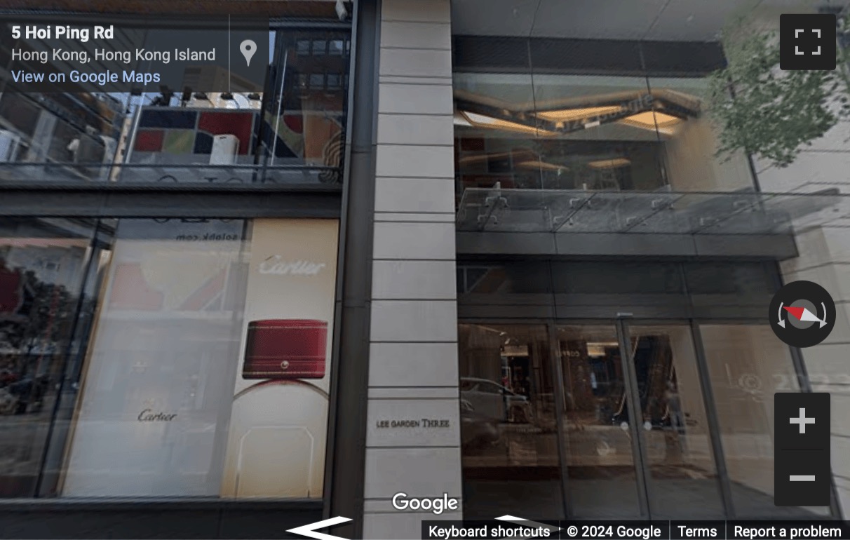 Street View image of Eton Tower, 8 Hysan Avenue, 2-3, 8/F, Causeway Bay, Hong Kong