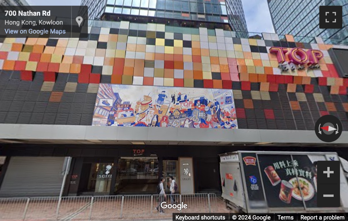 Street View image of 700 Nathan Road, 16F & 17F, Hong Kong