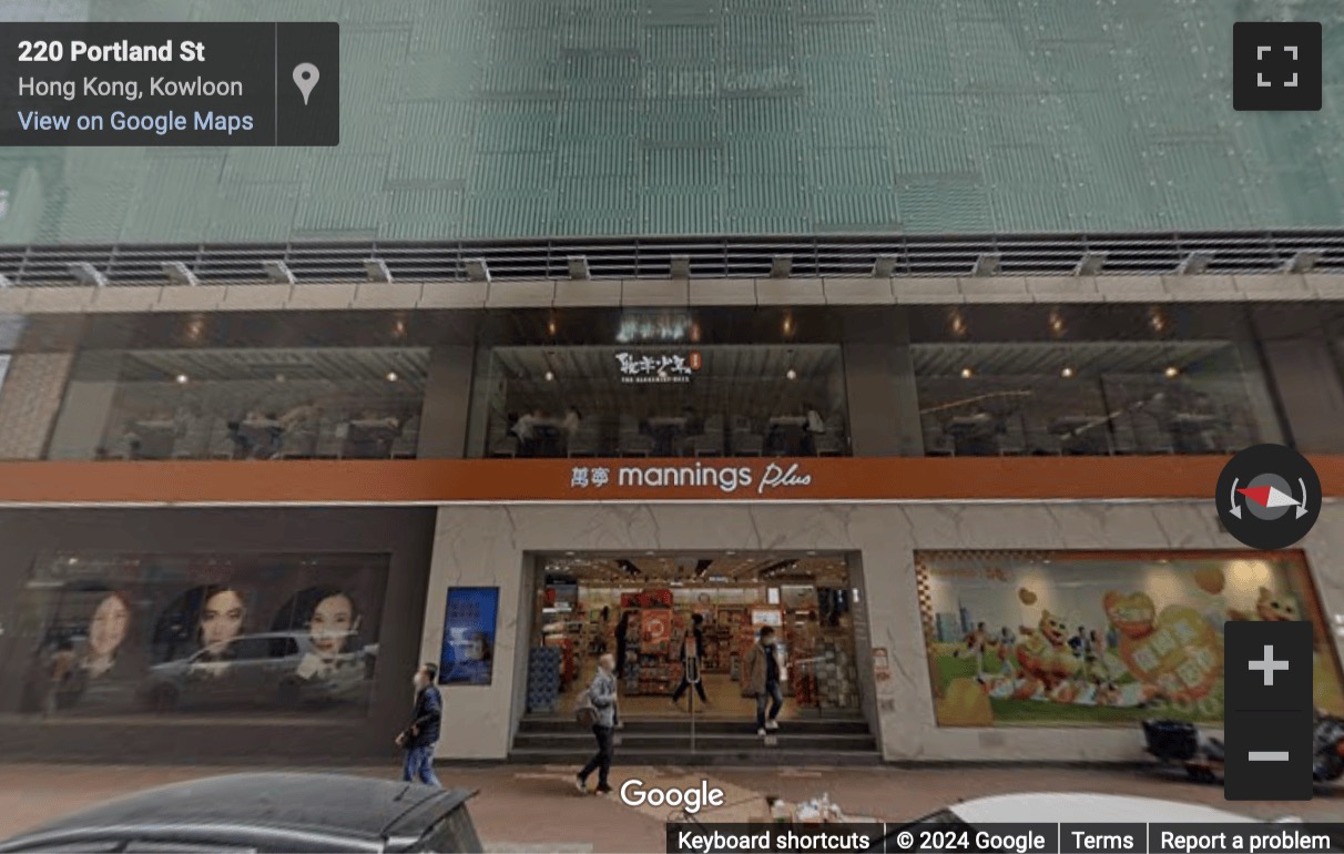 Street View image of Langham Place Office Tower, 8 Argyle Street, Level 48, Hong Kong