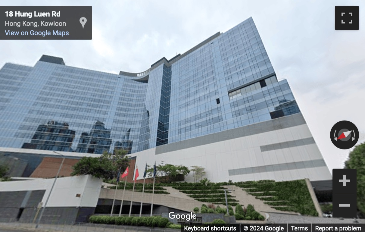 Street View image of Kerry Hotel, 38 Hung Luen Road, 2nd Floor, Hong Kong